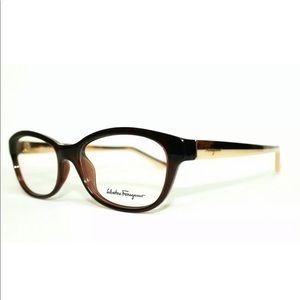 SALVATORE FERRAGAMO SF2722-210 BROWN EYEGLASSES